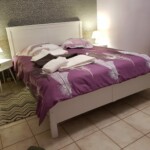 La Lun'Art - Le refuge du Poète - Lit double et linge de maison La Lun'Art - Le refuge du Poète - Lit double et linge de maison