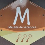 Plaque CGT - Meublé de vacances - 3 clés Plaque CGT - Meublé de vacances - 3 clés